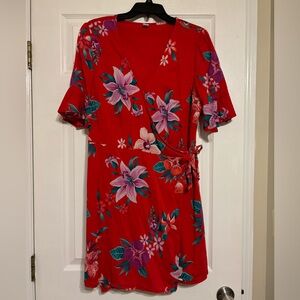 Mini wrap dress